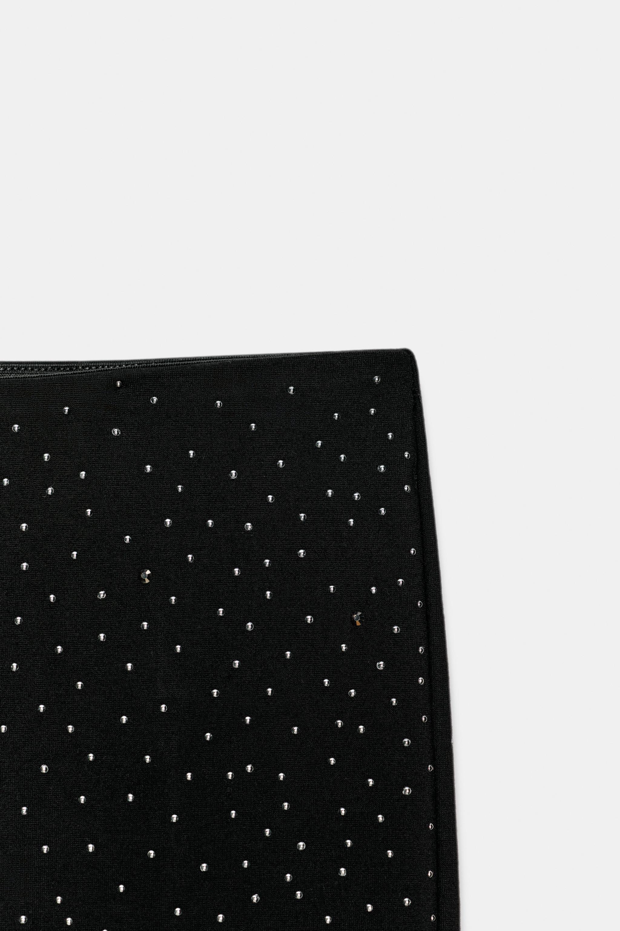 HIGH-WAISTED SPARKLY LEGGINGS